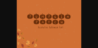 Pumpkin Patch Font Poster 1