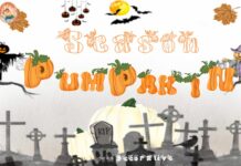 Pumpkin Season Font Poster 1