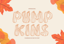 Pumpkins Font Poster 1