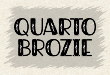 Quarto Brozie Font Poster 1