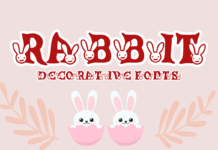 Rabbit Font Poster 1