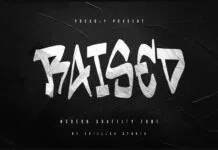Raised Font Raised Font Poster 1