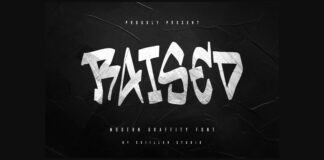 Raised Font Poster 1