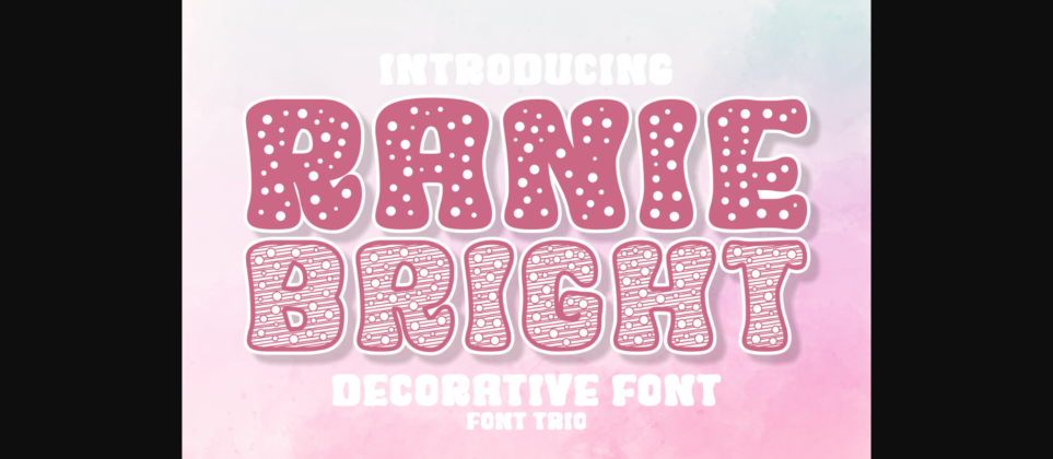 Ranie Bright Font Poster 3