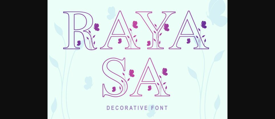 Rayasa Font Poster 2