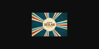 Reglam Font Poster 1