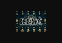 Relic Font Poster 1
