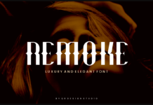 Remoke Font Remoke Font Poster 1