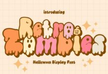 Retro Zombies Font Poster 1