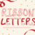 Ribbon Letters Font