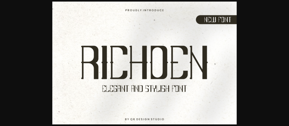 Richoen Font Poster 3