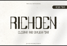 Richoen Font Poster 1