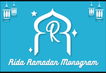Rida Ramadan Monogram Font Poster 1
