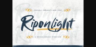 Riponlight Font Poster 1
