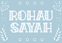 Rohau Sayah Font Poster 1