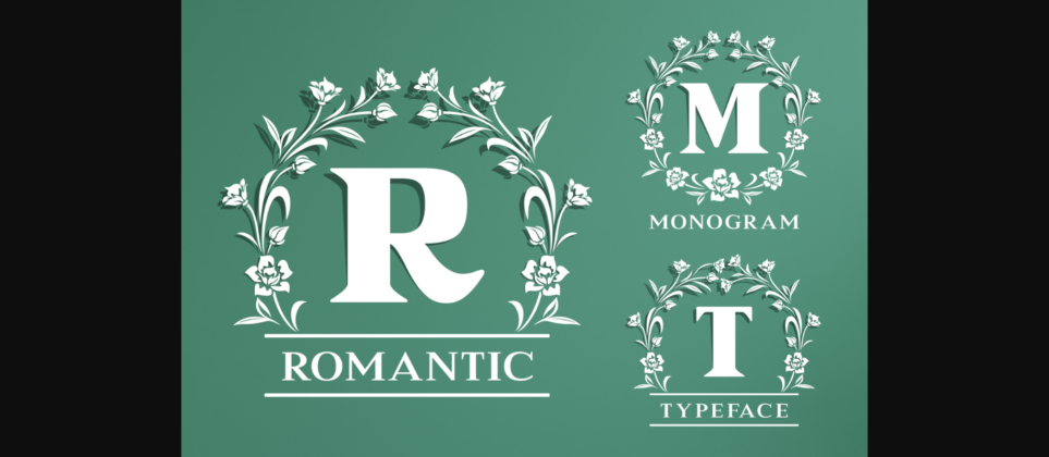 Romantic Font Poster 3