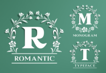 Romantic Font Poster 1