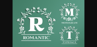 Romantic Font Poster 1