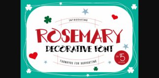 Rosemary Font Poster 1