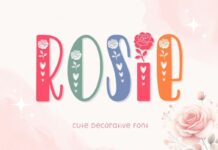 Rosie Font Poster 1