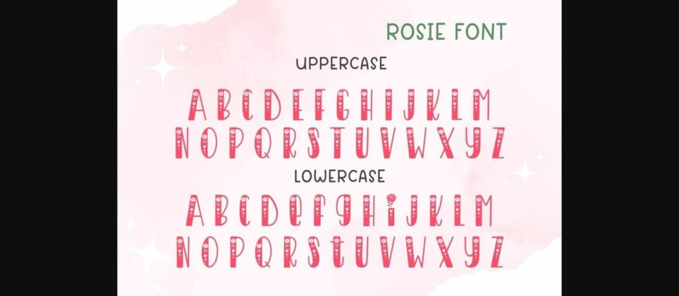 Rosie Font Poster 9