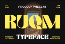 Ruqm Font Poster 1