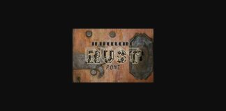 Rust Font Poster 1