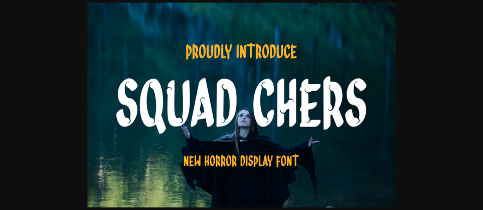 Squad Chers Font Poster 3