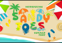 Sandy Toes Font Poster 1