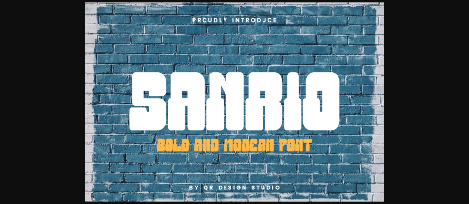 Sanrio Font Poster 3