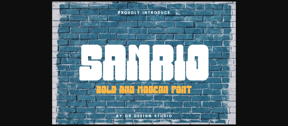 Sanrio Font Poster 1