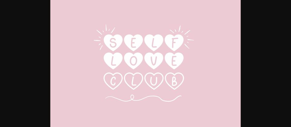 Sassy Heart Font Poster 4