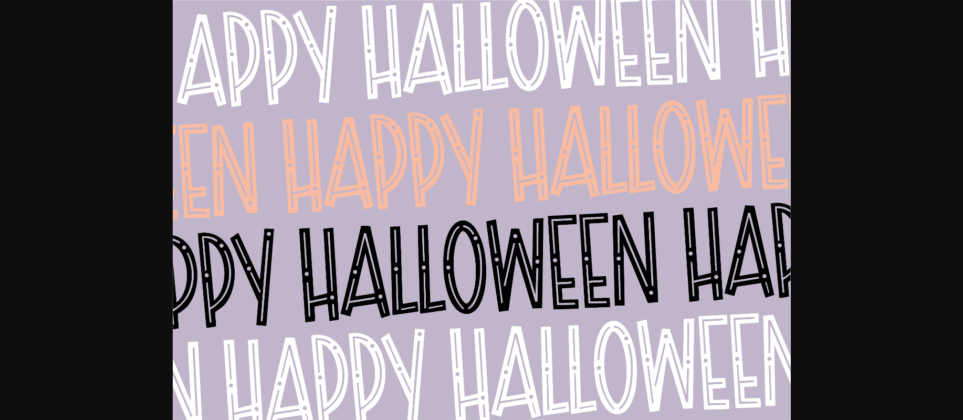Scary Skelly Font Poster 6