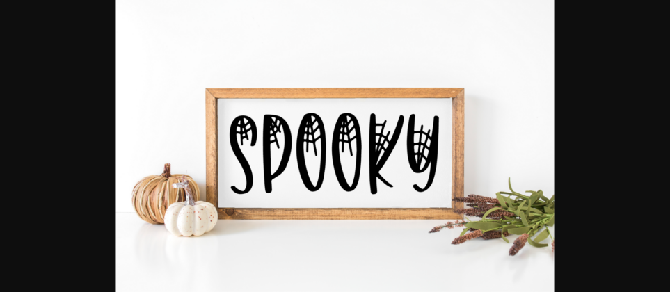 Scary Spider Font Poster 6