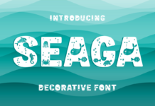 Seaga Font Poster 1