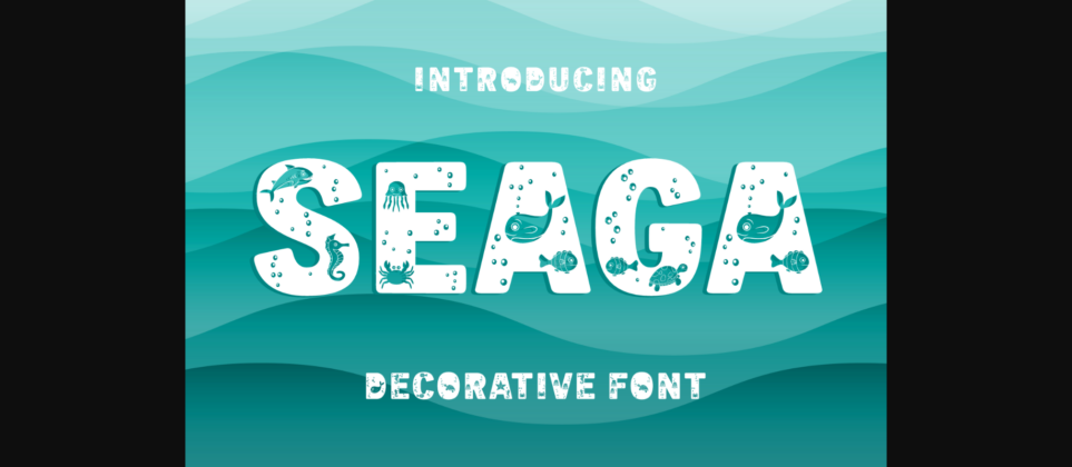 Seaga Font Poster 1