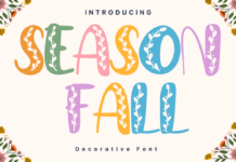 Season Fall Font Poster 1