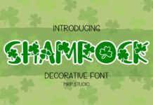 Shamrock Font Poster 1