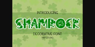 Shamrock Font Poster 1