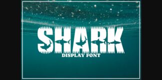 Shark Font Poster 1