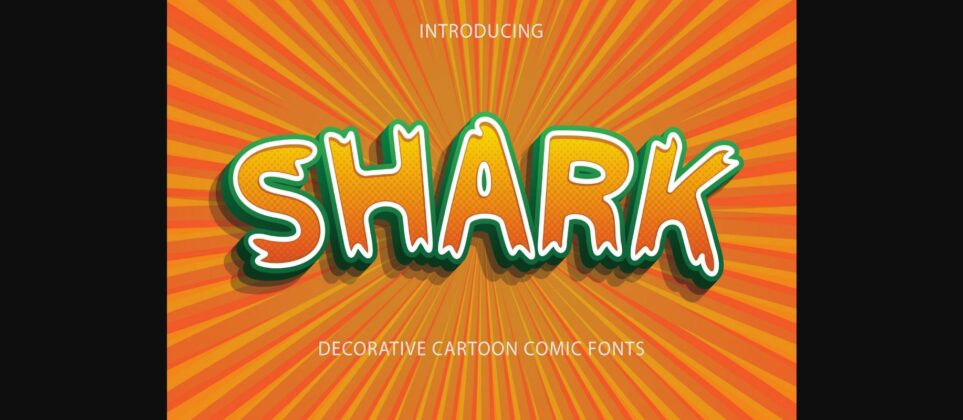 Shark Font Poster 4