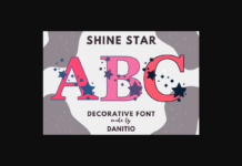 Shine Star Font Shine Star Font Poster 1