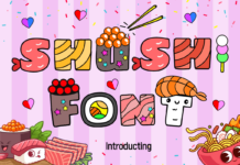 Shushi Font Poster 1