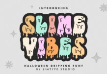Slime Vibes Font Poster 1