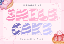 Smile Cake Font Poster 1