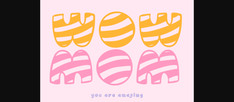 Smile Cake Font Poster 5