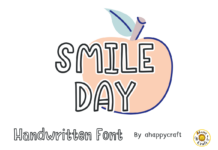 Smile Day Font Smile Day Font Poster 1
