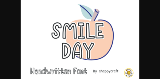 Smile Day Font Poster 1
