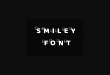 Smiley Font Smiley Font Poster 1