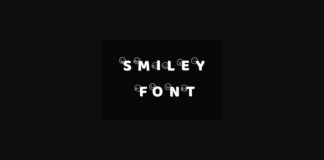 Smiley Font Poster 1